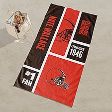 Cleveland Browns NFL Personalized Beach Towel  - 35197D