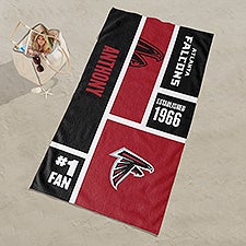Atlanta Falcons NFL Personalized Beach Towel  - 35210D