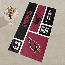 Arizona Cardinals NFL Personalized Beach Towel  - 35247D