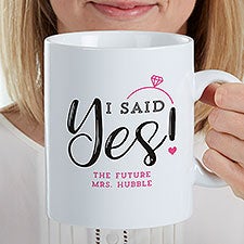 Do I Look Engaged? Personalized 30 oz. Oversized Coffee Mug  - 35259