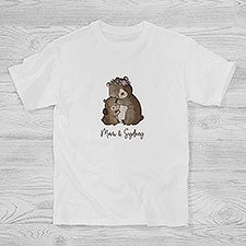 Parent & Child Bear Personalized Kids Shirts - 35377