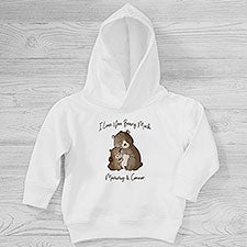 Parent & Child Bear Personalized Kids Sweatshirts - 35378