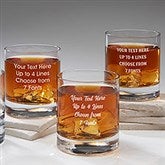 Write Your Own Luigi Bormioli Personalized Whiskey Glass - 35390