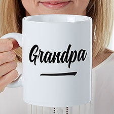 Established Personalized 30oz Oversized Mug For Grandpa - 35413