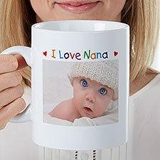 Personalized Photo Message For Her 30oz Oversized Coffee Mug - 35416
