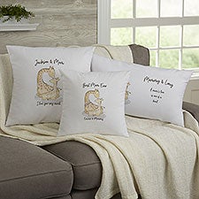 Parent & Child Giraffe Personalized Throw Pillows - 35462