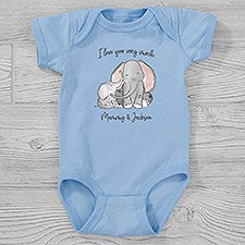 Parent & Child Elephant Personalized Baby Clothing - 35468
