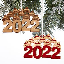 2022 Personalized Wood Ornaments - 35547
