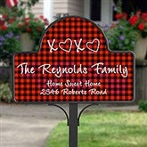 XoXo Buffalo Check by philoSophie's Personalized Garden Sign - 35625