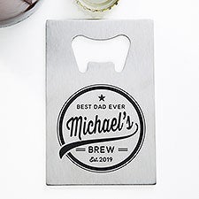Dads Brewing Company Personalized Bottle Opener  - 35653
