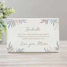 To My Daughter Personalized Rectangle Shelf Block - 35685