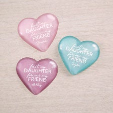 First My Daughter Personalized Mini Heart Keepsake  - 35692