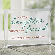 First My Daughter Personalized Colored Keepsake - 35697