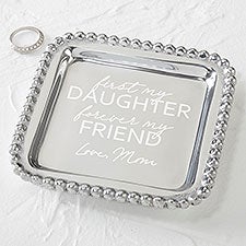First My Daughter Personalized Jewelry Tray by Mariposa - 35700
