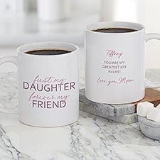 First My Daughter Personalized Coffee Mugs - 35701