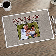 Reserved For Personalized Laminated Placemat  - 35710