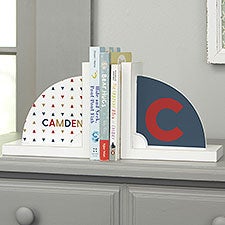 Mix & Match Personalized Wooden Bookends - 35721