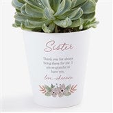 My Sister Personalized Mini Flower Pot  - 35739