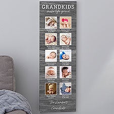 Life Is Grand Personalized Grandparents Photo Canvas Prints - 35765