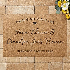 No Place Like Synthetic Coir Grandparents Doormat  - 35785