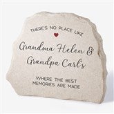 No Place Like Personalized Grandparents Standing Garden Stone  - 35790