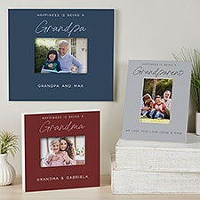 Happiness is Being a Grandparent Personalized Picture Frames - 35797