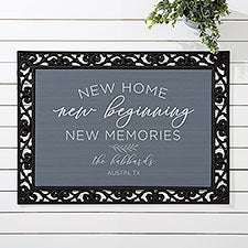 New Home, New Memories Personalized Doormats - 35815