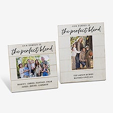 The Perfect Blend Personalized Shiplap Frames - 35837
