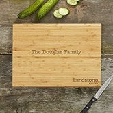 Landstone Logo Bamboo Cutting Board - 10 x 14 - 35913