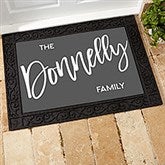 Bold Family Name Personalized Doormats  - 35926