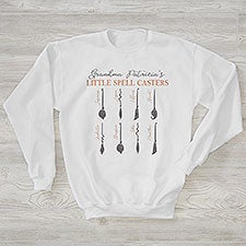 Personalized Halloween Adult Sweatshirt - Family Broom - 35960
