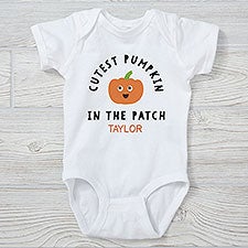 Personalized Baby Clothing - Coolest Pumpkin In The Patch - 35968