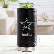 NFL Dallas Cowboys Personalized Insulated Skinny Can Holder - 36011