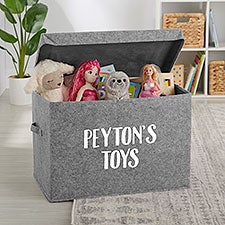 Write Your Own Personalized Felt Toy Box - 36029