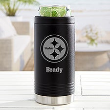 NFL Pittsburgh Steelers Personalized Insulated Skinny Can Holder  - 36047