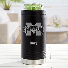 NCAA Mississippi State Bulldogs Personalized Insulated Skinny Can Holder  - 36085