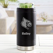 NCAA Louisville Cardinals Personalized Insulated Skinny Can Holder  - 36110