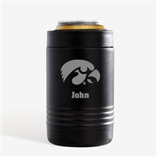 NCAA Iowa Hawkeyes Personalized Stainless Insulated Can Holder - 36122