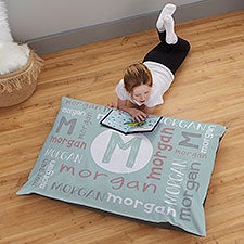 Youthful Name For Her Personalized Floor Pillow  - 36133