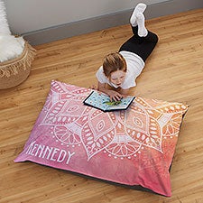 Mandala Personalized Floor Pillow - 36140