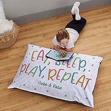 Playroom Quotes Personalized Floor Pillow - 36141
