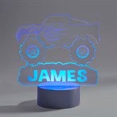 Monster Truck Personalized LED Sign - 36154