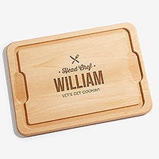 Head Chef Personalized Maple Cutting Boards - 36160