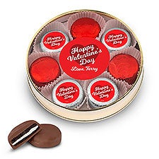 Happy Valentines Day Personalized Chocolate Covered Oreo Cookies  - 36176D