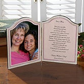 Personalized Mother's Day Photo Poem Plaque for Mom - 3618