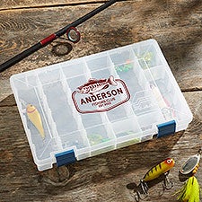 Fishing Club Personalized Plano Tackle Fishing Box  - 36182