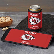 NFL Kansas City Chiefs Personalized Can  Bottle Wrap  - 36194