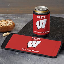 NCAA Wisconsin Badgers Personalized Can  Bottle Wrap  - 36197