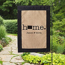 Home State Personalized Burlap Garden Flag  - 36229