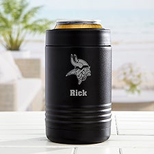 NFL Minnesota Vikings Personalized Stainless Insulated Beer Can Holder - 36306